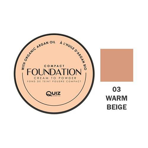 QUIZ – Foundation Compacta Cream to Powder 10gr 03